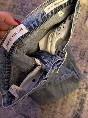 Denim Forum Joni Light Blue High-Rise Loose Jeans